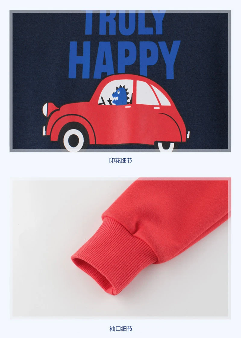 Toddler Boys Sweatshirts Kids Clothes Autumn Children Long Sleeve Velvet Warm Top Printed Sweat Shirt Enfant Moleton Menino