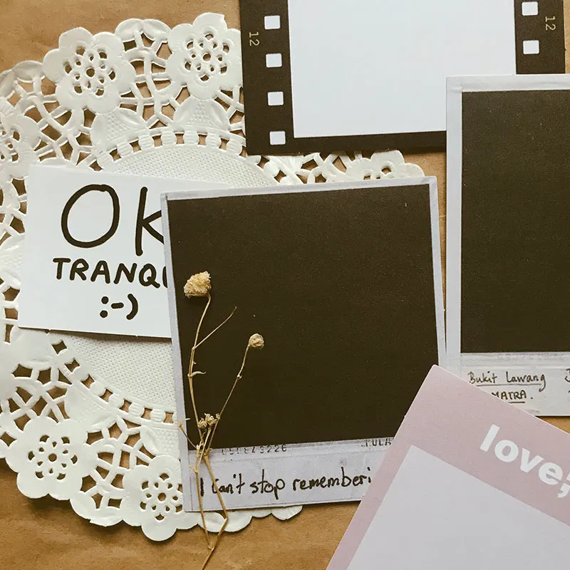 26 шт./пакет Polaroid эффект Декоративные наклейки для скрапбукинга DIY неделя журнал дневник альбом сообщение декоративные наклейки