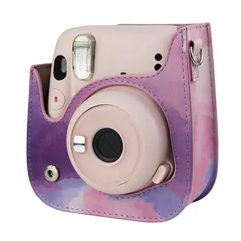 

2020 New Travel Protective Case Portable Soft PU Leather Bag with Adjustable Shoulder Strap for Fujifilm Instax Mini 11 Camera