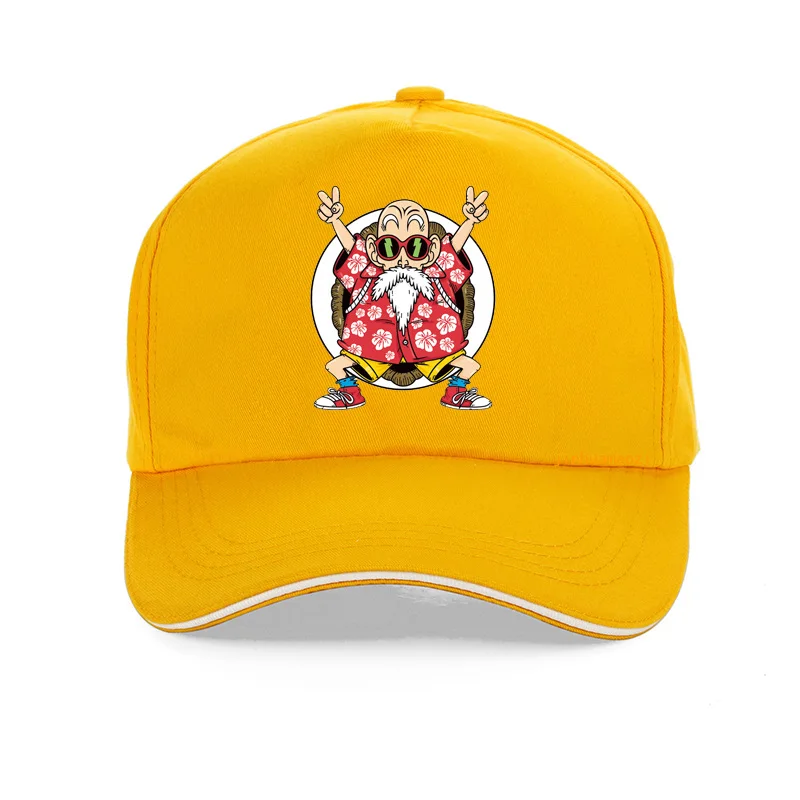 Master Roshi, летняя кепка с принтом, высокое качество, модная повседневная Кепка с Драконий жемчуг Z Goku, бейсбольная кепка с черепахой, Сказочная Кепка в стиле хип-хоп, snapback