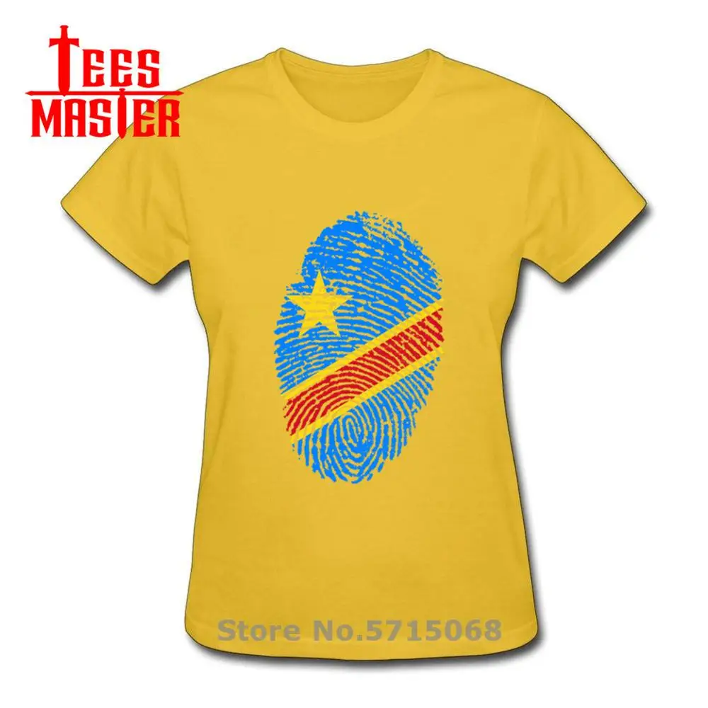 Новинка Флаг Конго Мужская футболка с отпечатком пальца женские футболки