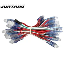 12 мм полноцветная гирлянда с открытым светом светодиодный открытый перфорированный светильник светящийся слово перфорированный светильник RGB1903 светильник DC5V100pcs