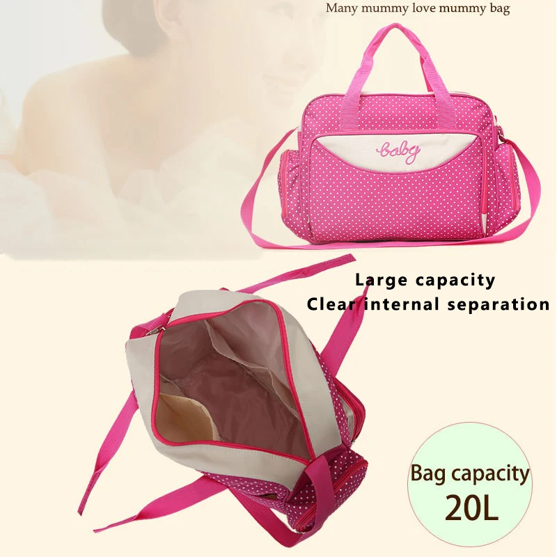 New Diaper Bag Large Capacity One Shoulder Baby bag stroller Nappy Bag Women Travel Handbag Baby Nursing Mummy Maternity Bag