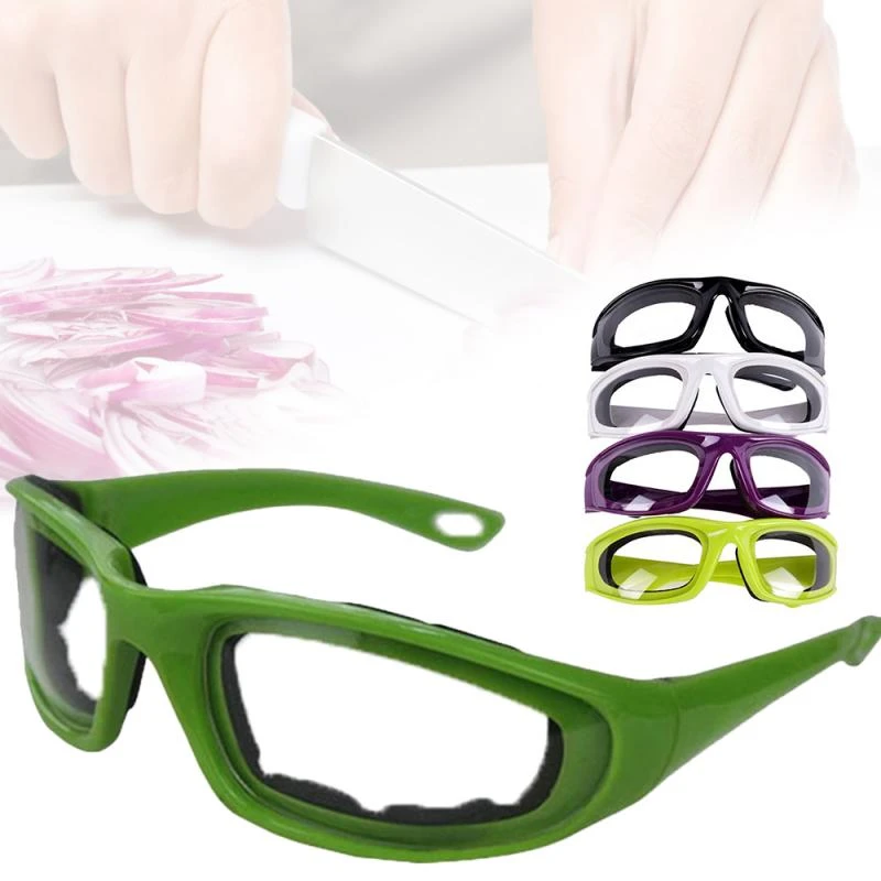 Kitchen Onion Goggles Tear Free Slicing Cutting Chopping Mincing Eye