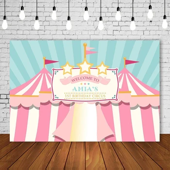 

carnival back drop Photography Party Decorations Baby Shower Photo Background Cake Table Banner Photo Booth Studio Props1074