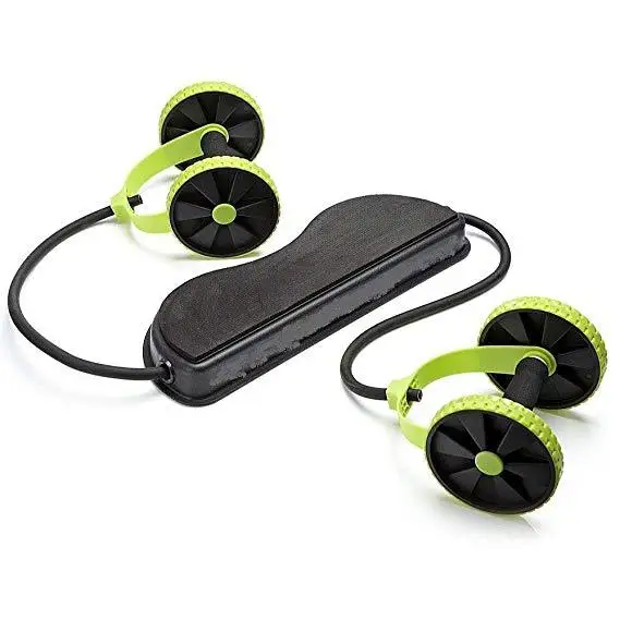 

Revoflex Xtreme Multifunctional Chest Expander Power Roller Household Abdominal Wheel Fitness Wheel AB Rocket