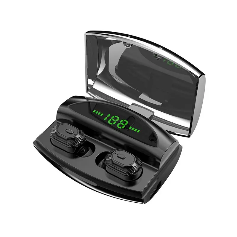 Высокое качество TWS Bluetooth беспроводные наушники в наушниках дисплей питания мини Спорт 5D стерео беспроводные наушники