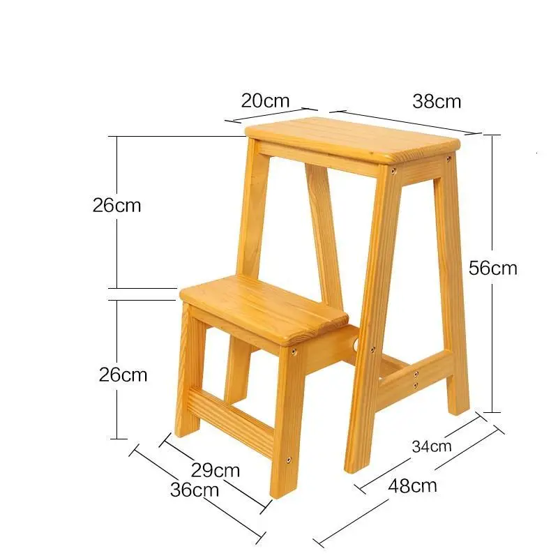 Version X Cocina для пожилых людей табурет Escalera Pied детский табурет для ванной комнаты кухонный стул Echelle Bois Escaleta Escabeau стремянка стул - Цвет: Version X
