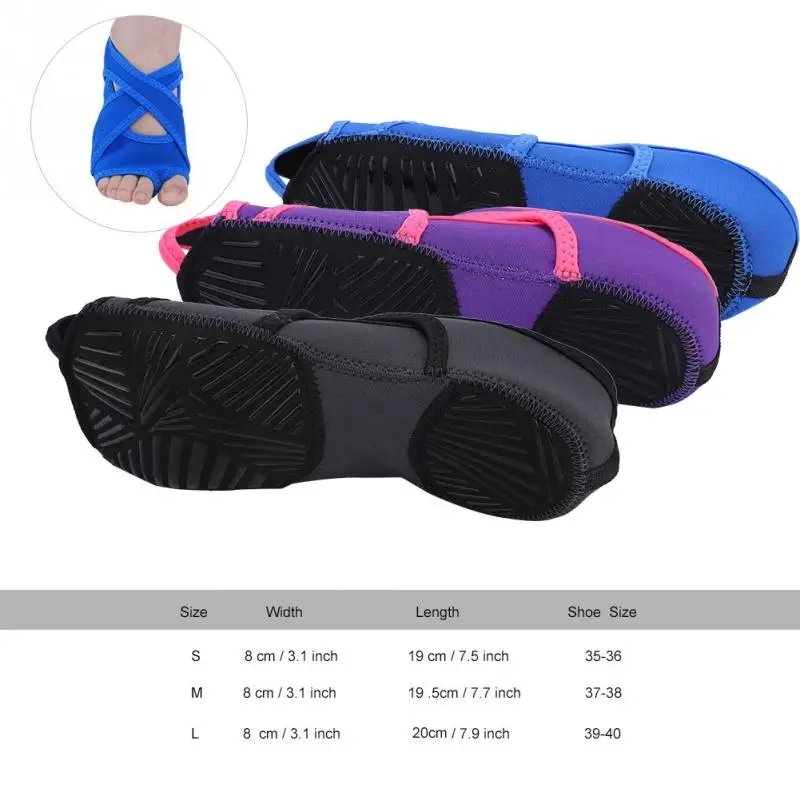 Men Women Socks Half Toe Non Slip Ladies Massage Sport Socks Half-fingers Neoprene Pilates Ballet Dancing