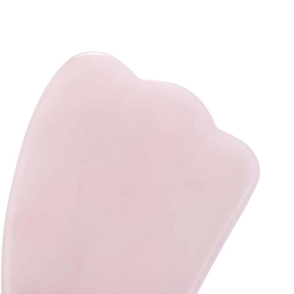 1 шт. портативный розовый кристалл кварца нефрита двойной головкой роликовый массажер лица Gua Sha доска расслабляющий глаз шеи лица инструменты для похудения