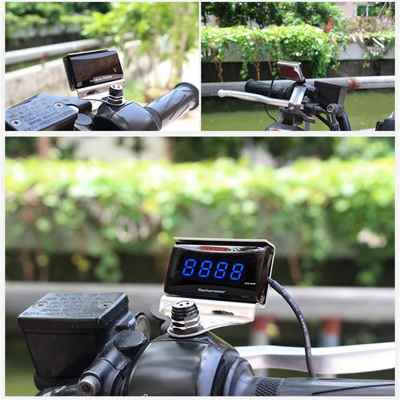 Цифровой тахометр Koso мини квадратный дисплей датчик для Yamaha NVX NMAX XMAX 300 400 cafe racer dio