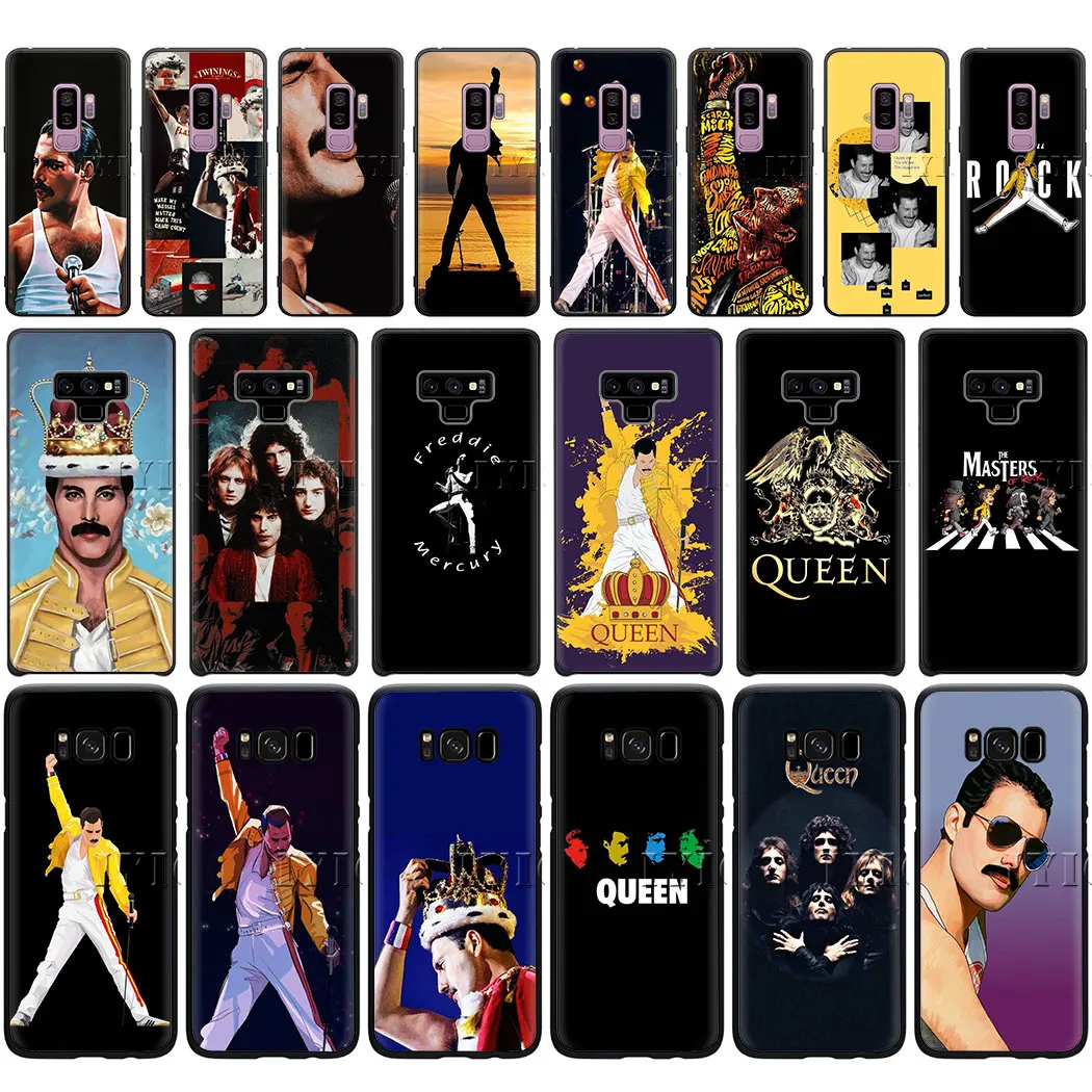 Freddie Mercury Queen band Soft phone Case for Samsung 10 Plus A10S A20S A30S A40S A50S J4 J8 2018 J6 Prime Cover | Мобильные