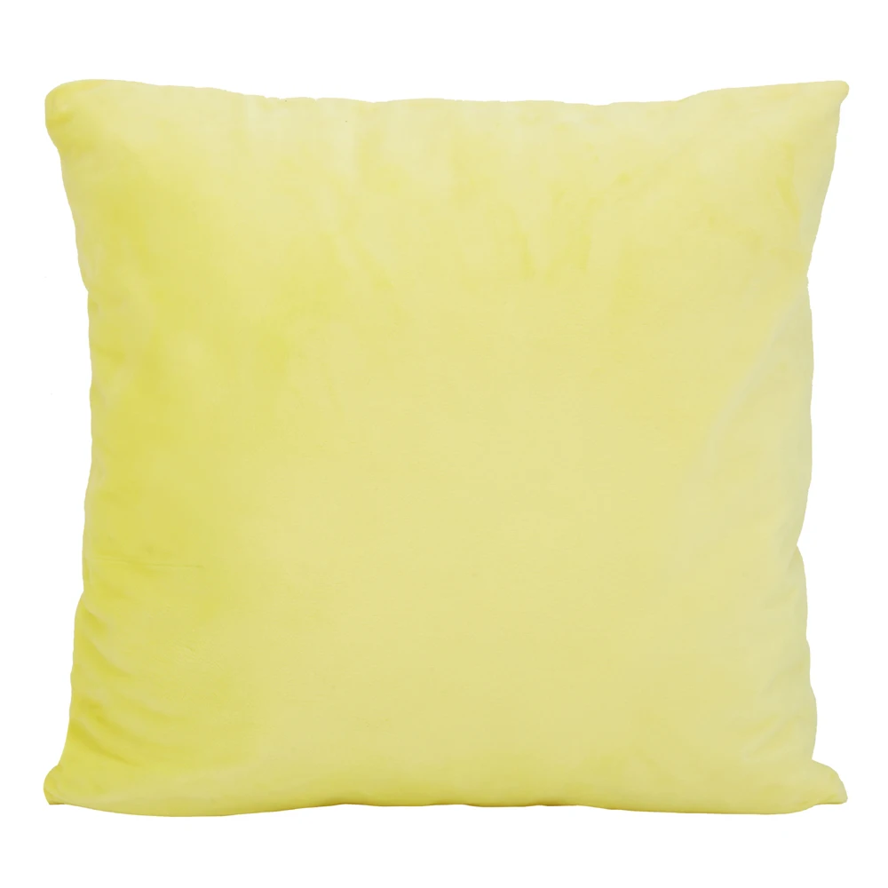 Мягкий бархатный тканевый однотонный чехол для диванной подушки декоративный 35x4