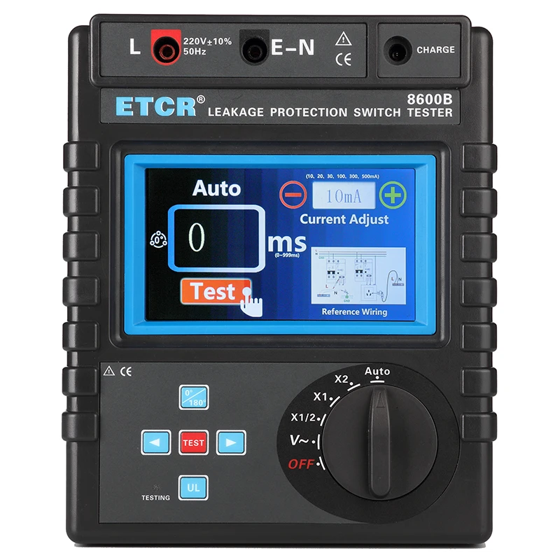 ETCR8600B измерительный прибор для защиты от протекания утечки измерительный прибор для защиты от протекания трехфазный однофазный