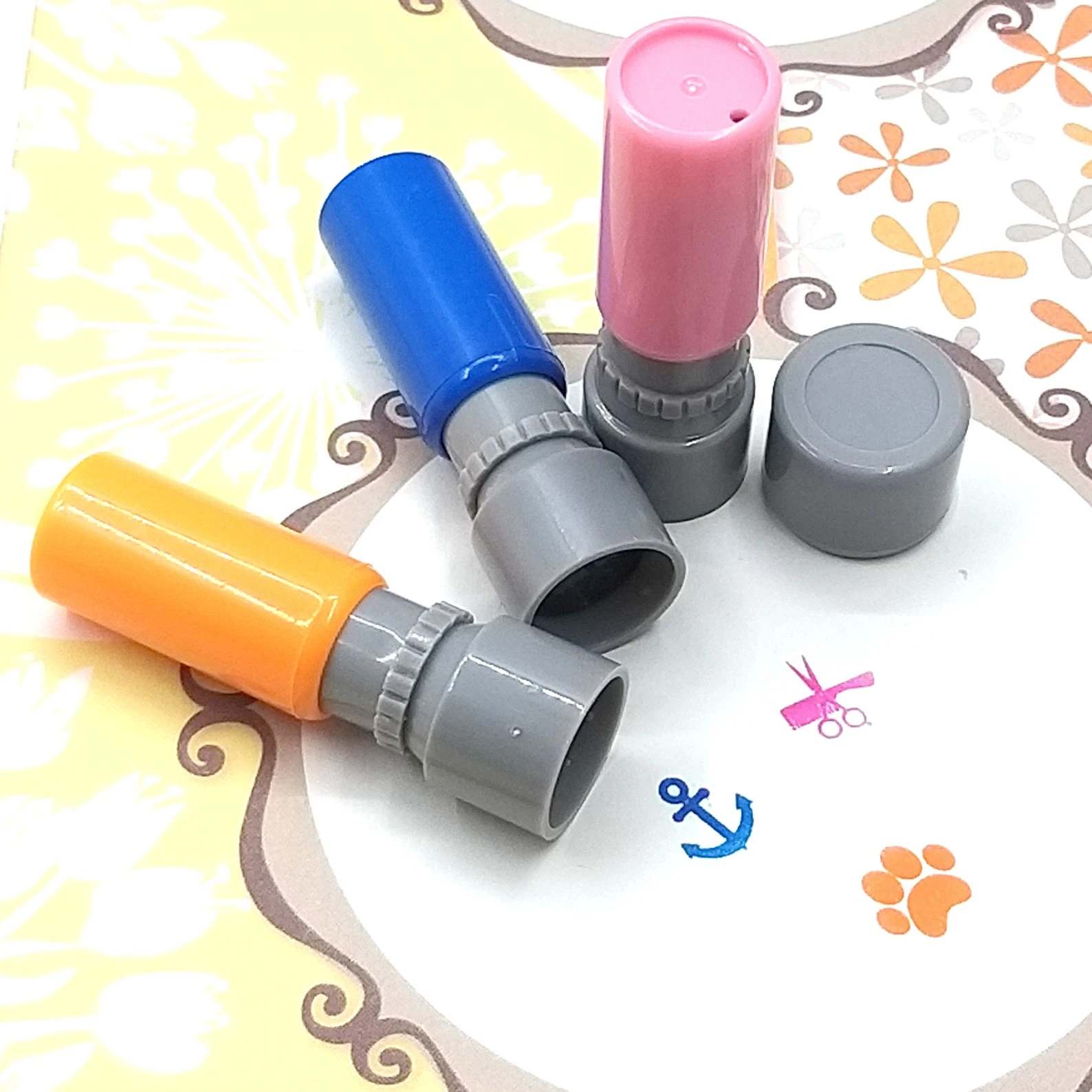 Set Of 3 Pcs Custom Small Loyalty Card Stamps Logo Stamp Or Custom Stamp Or  Mini Logo Stamp - 1 - Office Stamp - AliExpress