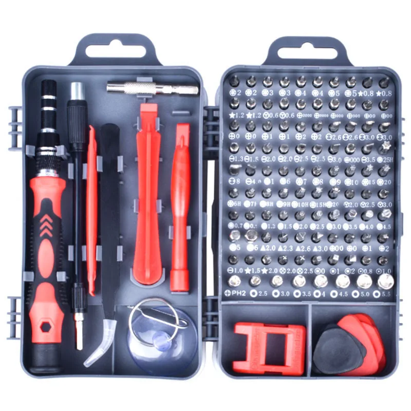

115 in 1 watch mobile phone dismantling machine Screwdriver tool multi function screw driver set Household tools