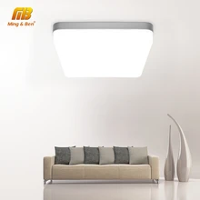 Lámpara de techo LED ultradelgada, Panel moderno de luz LED 48W 36W 24W 18W 9W 6W 85-265V, Panel empotrado para montaje en superficie de cocina de dormitorio