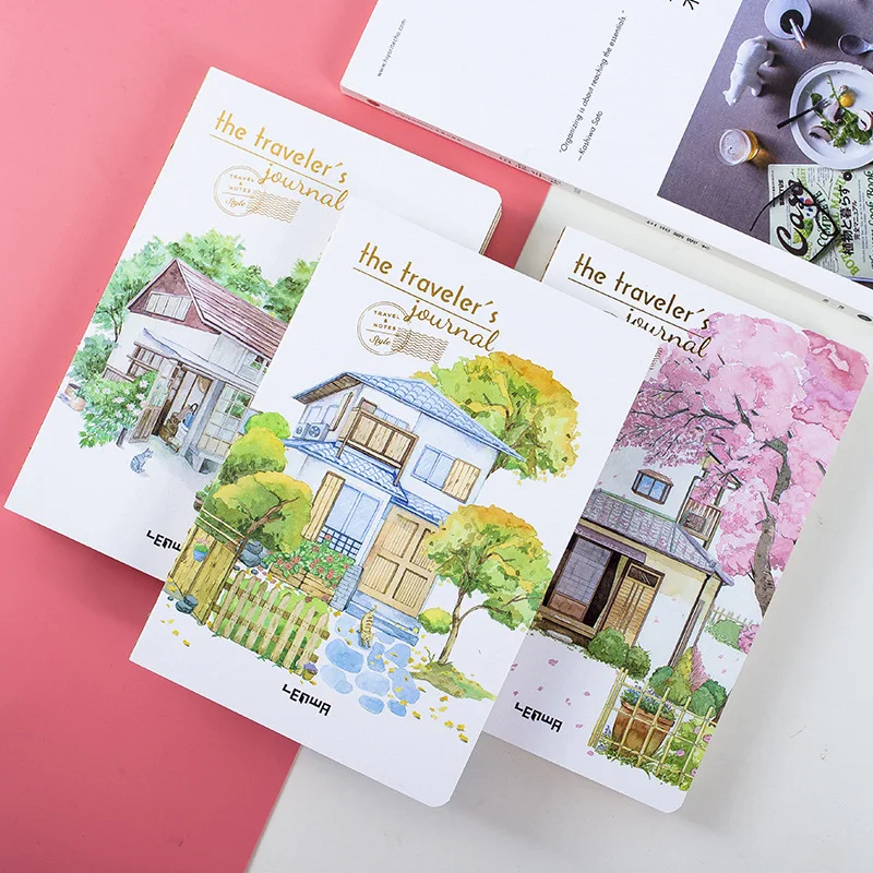 Fortune Канцтовары LEnWA пустые внутренние страницы ноутбука A5 креативный хипстер закрытый ноутбук для начинающего художника книга