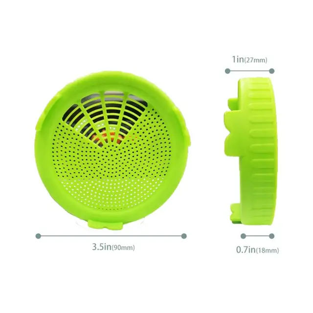 Műanyag Csírázó Fedélháló Burkolat 86 Mm Széles Szájú Kőműves Csírák Szűrőhöz - Image 6