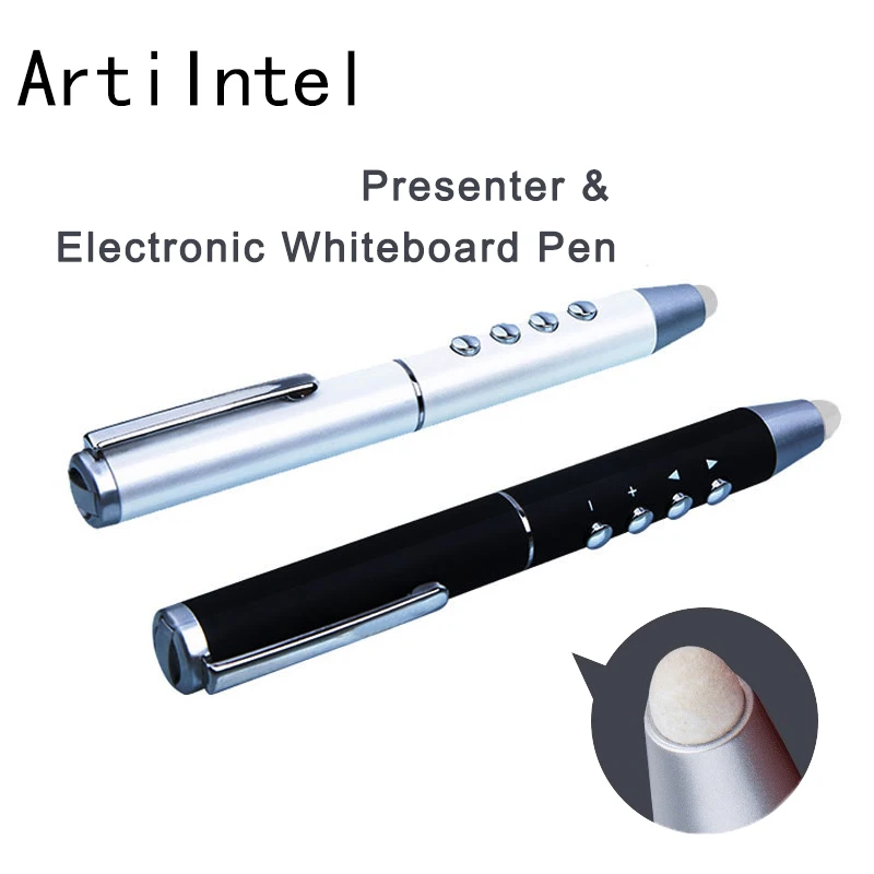 

PPT Presenter Battery Powered Presentation Flip Pen Interactive Whiteboard Pen Remote Control Presentation Clicker RF 2.4GHz