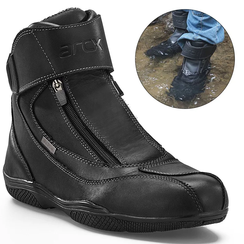 

Suitable for arcx Yaku Scholar Riding Boots Motorcycle Cycling Shoes Locomotive Men's Race Car Pull Off-road Boots Waterproof