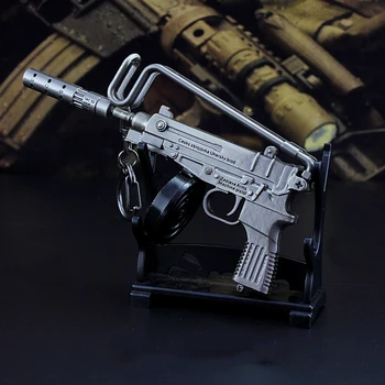 

Scorpion SVD AWM 98K Key Chain Model Guns Scorpion Metal Gun Model Military Collect Toys For Children Gifts PUBG CS GO Keyring