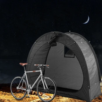 

Camping Tent Outdoor Sunshelter Bike Tent Bike Storage Shed 190T Bicycle Storage Shed With Window Design For Outdoors Camping