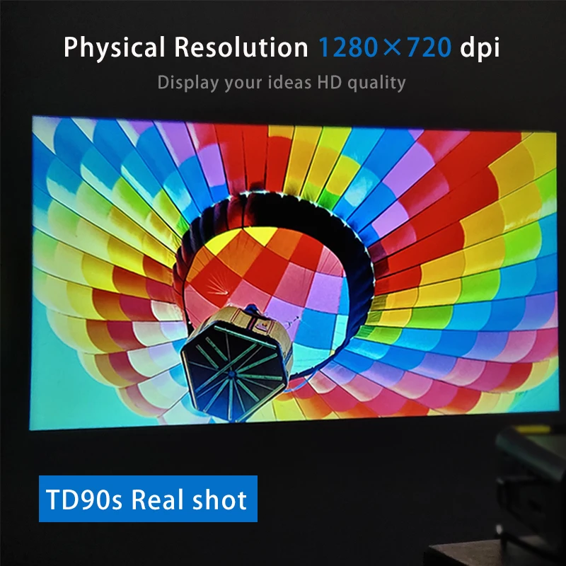 Wholesale JBEH0 Tora dole Mini projecteur TD90/T90s, 800x480 P/1280x720 P LED projecteur, 3D Home Cinema, prise en charge Max 1920x1080P Full HD Proyector