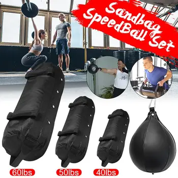 

40/50/60 Ibs Adjustable Weightlifting Sandbag Fitness Muscle Exercise Training Weight Bag Tools