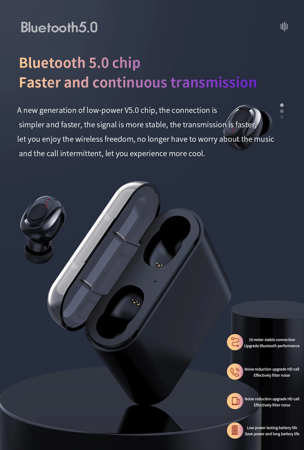 X18 беспроводные наушники мини наушники Bluetooth 5,0 гарнитура стерео звук наушники для iphone xiaomi oppo с зарядным устройством