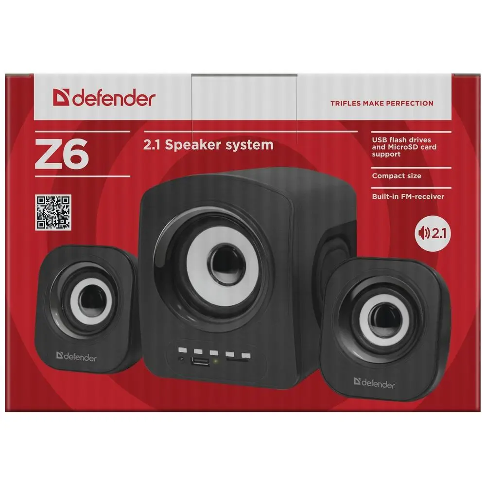 Speakers Defender 65529 loudspeaker Stylish speaker system column subwoofer music listen to music center Audio Line