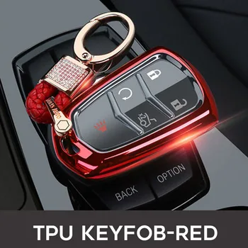 

360 degrees all-inclusive Protection key Pad keyfob For Cadillac Escalade ESV XTS ATS CTS SRX CT6 ATS-L XT5 Car key Wallet case