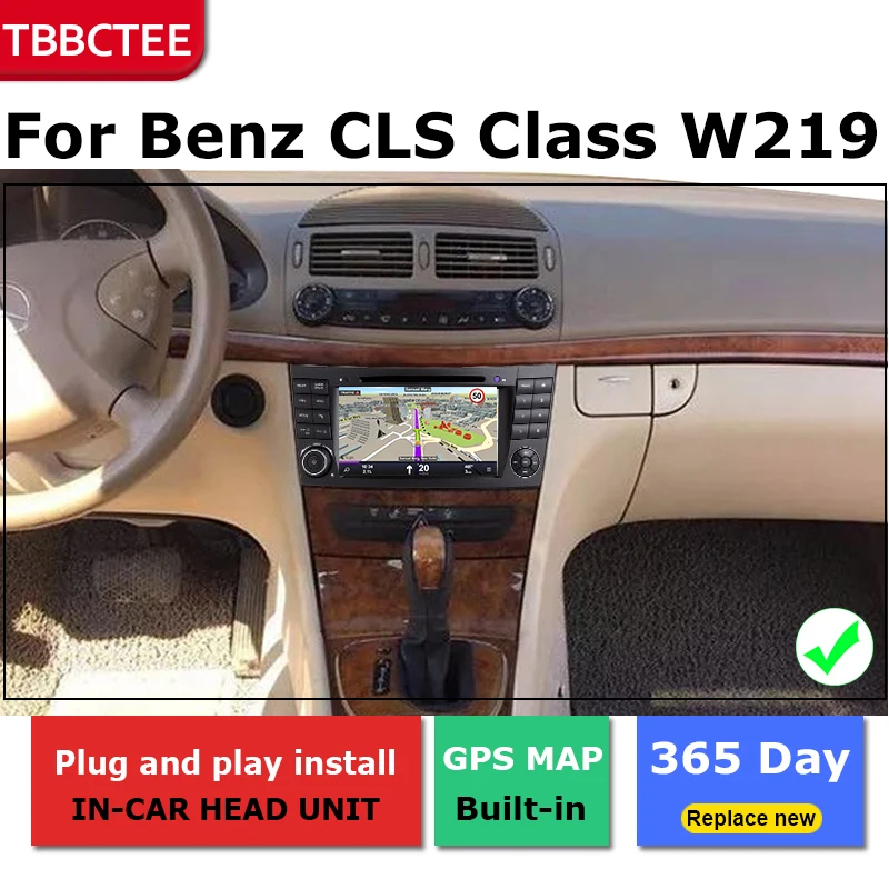 Sale Android car dvd gps multimedia player For Mercedes Benz CLS Class W219 2004~2010car dvd navigation radio video audio 5