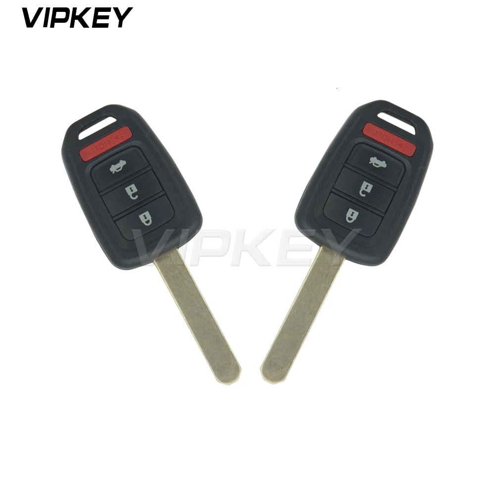 Remotekey 2 шт. 4 кнопки HON66 лезвие MLBHLIK6-1T для Honda CRV Civic Accord пульт дистанционного управления головкой ключа автомобиля