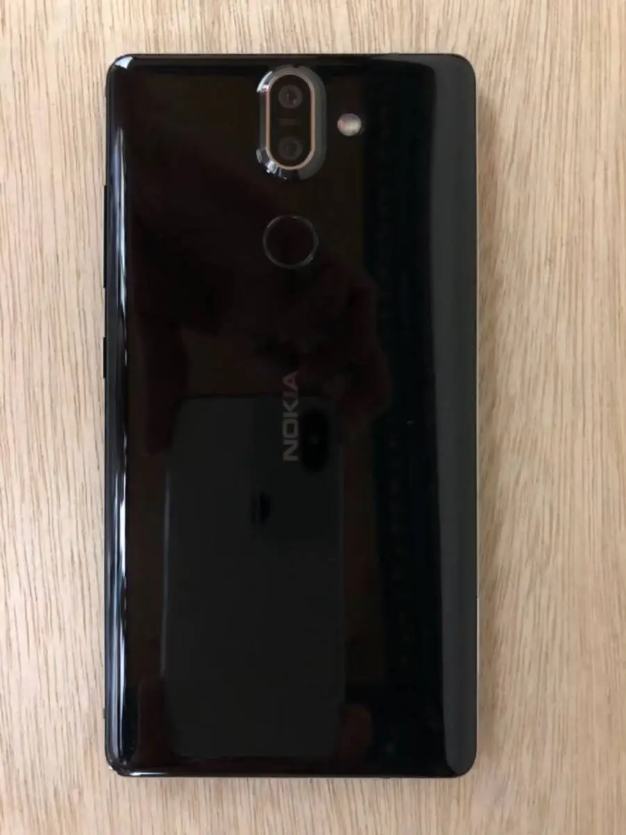 Черный Глобальная версия Nokia 8 sirocco Android 8,0 Восьмиядерный 6 ГБ 128 ГБ Snapdragon 835 5,5 дюйма 256*1440 смартфон - Цвет: Черный