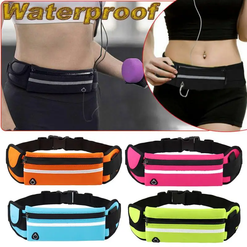 

Running Belt Waist Phone Bag Running Bags Sport Pocket Jogging Pack Cycling Phone bag Waterproof Holder Women running Belt Waist