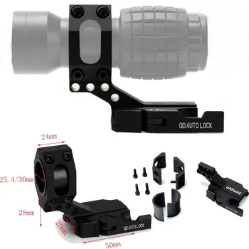 

Hunting Tactical Extended Cantilever QD Scope 1" 30mm Weaver Picatinny Rings Mounts with Quick Detach Auto Lock System Gun Parts