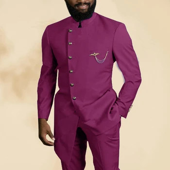 

Thorndike Fashion Men Suit Wedding Grooms Suit Jacket & Pant Suits Custom Made Single Breasted Prom Party Tuxedos (blazers+pant)