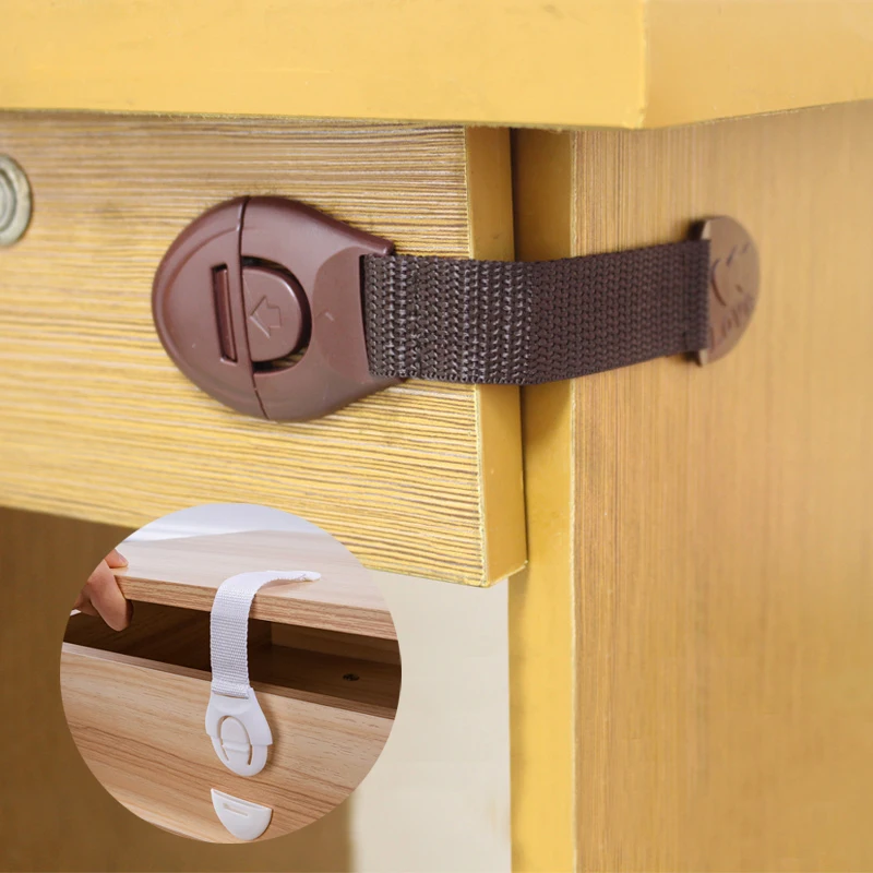 아기 안전 잠금 장치 5 개, 서랍, 캐비닛, 화장실, 냉장고, 아이 잠금 보안 보호기, 베이비 Locks