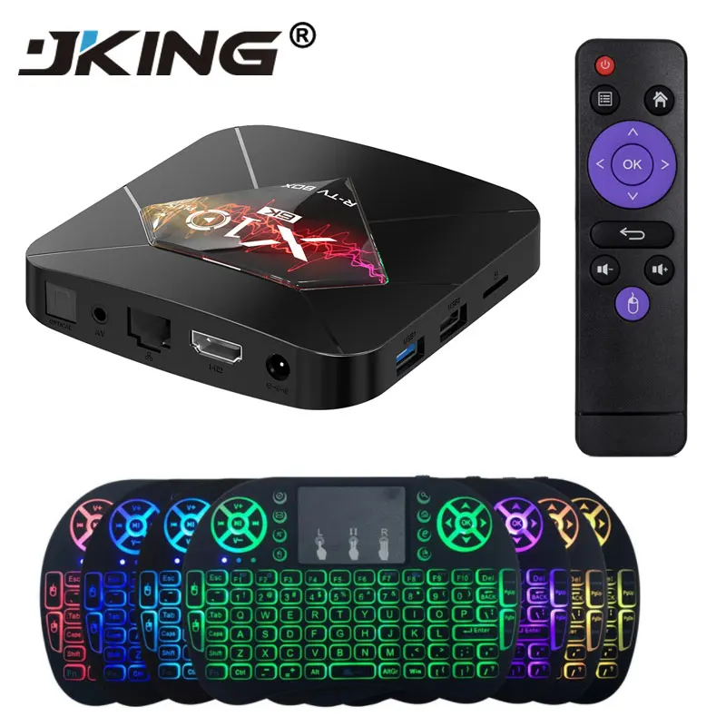 R-tv BOX X10 Plus ТВ приставка Android 9 0 смарт-приставка Allwinner H6 4GB 32 GB/64 GB 2 4G Wifi 6K H.265