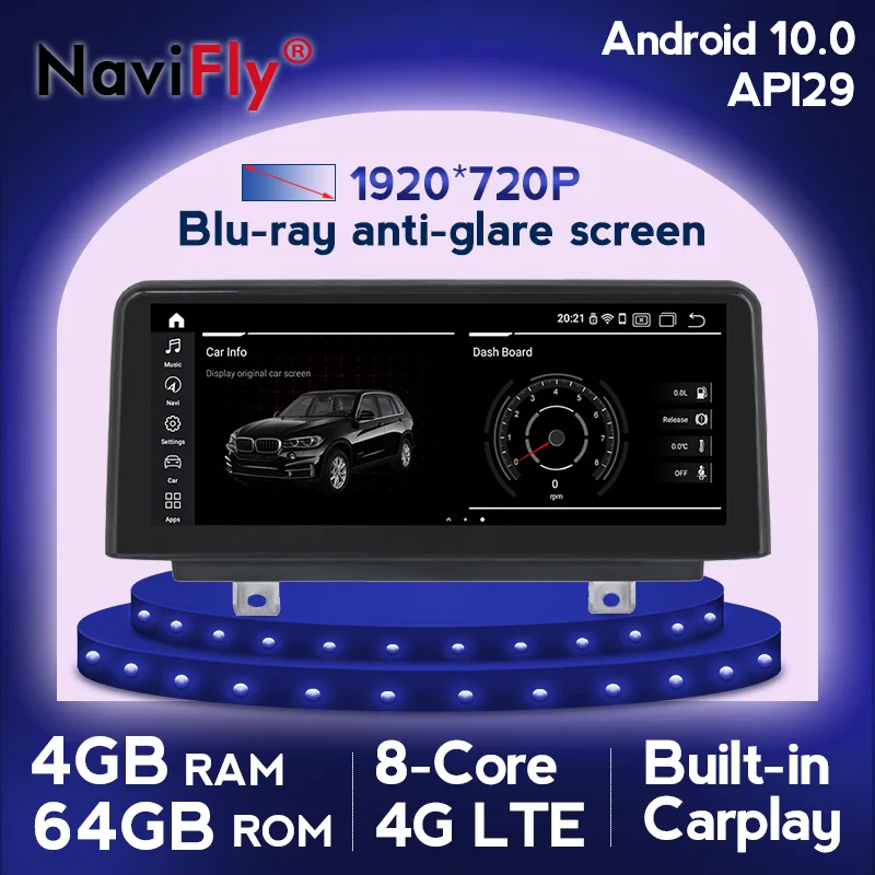 Автомагнитола 10 25 &quotIPS 8 Core Android для BMW F30/F31/F34/F20/F21/F32/F33/F36 NBT мультимедиа GPS навигация