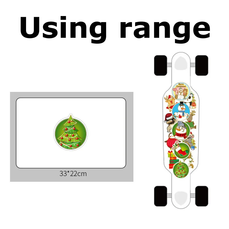 50 ⑤ упак. сексуальные водонепроницаемые наклейки с рисунком аниме скейтборд