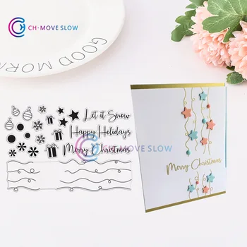 

CH ON A STRING Clear stamps DIY Scrapbooking Card Stencil Paper Cards Album Decoration Embossing Folder