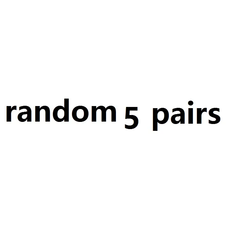 random 5 pairs 5 пар/лот, полосатые мягкие хлопковые носки для мальчиков и девочек, носки для младенцев, милые Мультяшные детские носки для малышей, детские носки, для детей 2-12 лет, Tobani - Цвет: random 5 pairs