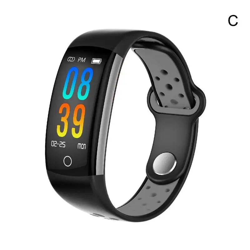 Умный браслет для женщин Q6 Bluetooth Smartwatch для мужчин сердечного ритма для Android давление мониторы трекер крови Ios Фитнес Часы Sp D1Z5