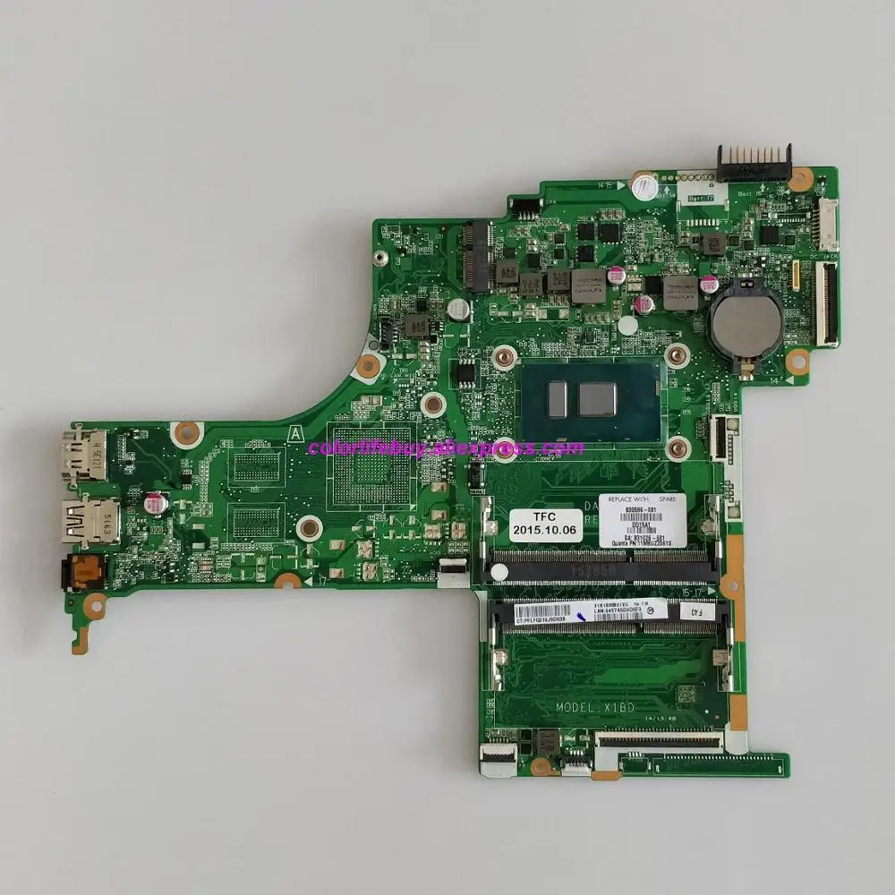 

Genuine 830596-601 830596-001 DAX1BDMB6F0 UMA i3-6100U CPU Laptop Motherboard for HP 15-ab Series 15T-AB100 NoteBook PC