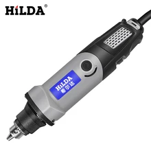  HILDA Electric Drill Rotary Tool Electric Tools Variable Speed 400W Mini Drill 6 position Rotary Tools mini grinding machine 