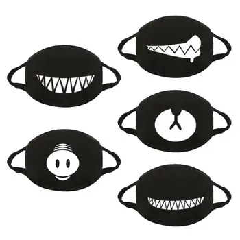 

5 Pcs Dustproof Masks Reusable Mouth Face Mask Facial Expression Series Protective Mouth-muffle for Men Women