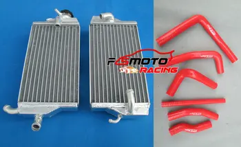 

Aluminum Radiator +red Blue Silcone hose for Honda CR250 CR250R 2000 2001 00 01