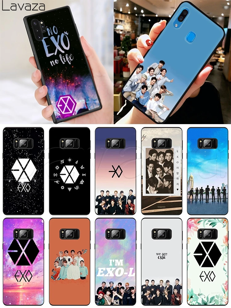Мягкий силиконовый чехол Lavaza EXO band k-pop kpop для Samsung A10S A20S A30S A40S A50S A60 A70S M10 M20 M30 |